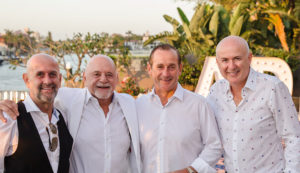 The Picone Family. From left to right, Craig, Frank, Jason and Paul Picone